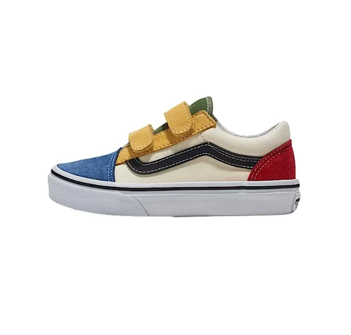 Buty dziecięce(4-8lat) VANS Old Skool V COBL DRDBU VN0A4BUVRDB1M 30