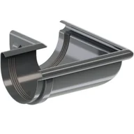 Rynny i akcesoria - Narożnik zewnętrzny 130/90° PVC RAL7016 KROP - miniaturka - grafika 1