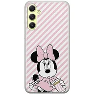 Etui i futerały do telefonów - Etui Minnie 017 Disney Nadruk pełny Różowy Producent: Samsung, Model: A34 5G - miniaturka - grafika 1