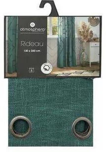 Atmosphera Zasłona bawełniana na przelotkach INCA, 130 x 260 cm - Zasłony - miniaturka - grafika 1