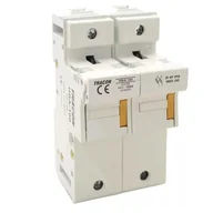Gniazdka elektryczne - Modułowa podstawa bezpieczników cylindrycznych 100A 22x58mm  HBA-2P-100 - miniaturka - grafika 1