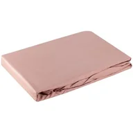 Prześcieradła - Euro Firany Prześcieradło z gumką Nova3 Pudrowy 140x200 5900811864455 - miniaturka - grafika 1