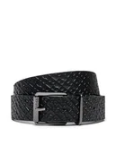 Paski - Boss Pasek Męski Roll 50522845 Czarny - miniaturka - grafika 1