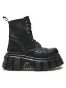 Glany damskie - NEW ROCK Glany M-NEWMILI083-S39 Czarny - miniaturka - grafika 1