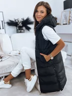 Kamizelki damskie - Dwustronna kamizelka damska pikowana MARIET czarna Dstreet TY3157-XL - miniaturka - grafika 1