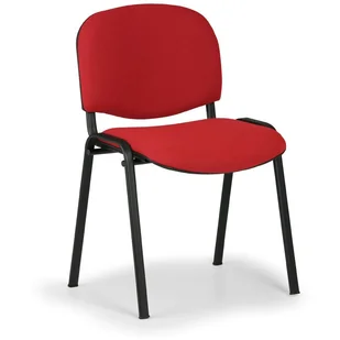 Fotel biurowy, krzesło biurowe Antares Krzesło konferencyjne VIVA - czarne nogi, czerwone 11196393 - Fotele i krzesła biurowe - miniaturka - grafika 1