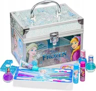 Zabawki kreatywne - Zestaw Do Makijażu Toaletka Dla Dzieci Frozen Manicure Padicure Królowa Lod - miniaturka - grafika 1