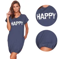 Piżamy ciążowe - Koszula do karmienia DOCTOR NAP 9504 deep blue M - miniaturka - grafika 1