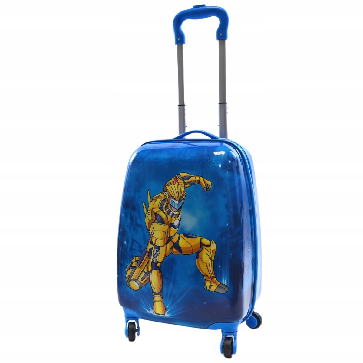 WALIZKA DZIECIĘCA KABINOWA BAGAŻ DLA CHŁOPCA TORBA PODRÓŻNA 4 KÓŁKA