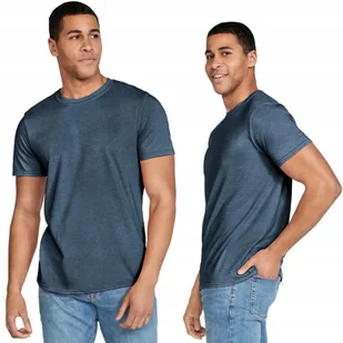 T-shirt Koszulka Męska Bawełna SOFTSTYLE Gildan GI64000 GRANAT Heather S - Koszulki męskie - miniaturka - grafika 1