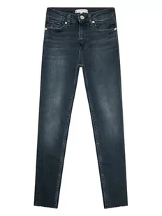 Spodnie Tommy Hilfiger Sylvia Skinny Ebony jeansy dziewczęce-128 - Spodnie i spodenki dla dziewczynek - miniaturka - grafika 1