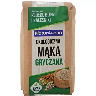 NaturaVena Mąka gryczana 500 g Bio - Mąka - miniaturka - grafika 1
