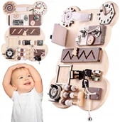 Maty edukacyjne - Tablica sensoryczna Bobo-San W12D369 - miniaturka - grafika 1