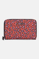 Portfele - Czerwony portfel Nobo w panterkę - miniaturka - grafika 1