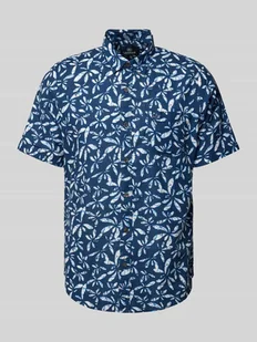 Koszula casualowa o kroju slim fit z nadrukiem na całej powierzchni - Koszule męskie - miniaturka - grafika 1