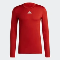 Bluzy sportowe męskie - Koszulka z długim rękawem adidas Techfit - miniaturka - grafika 1