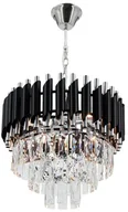 Lampy sufitowe - Toledo lampa wisząca 4xE14 chrom/czarna 6260/4 8C BL - miniaturka - grafika 1