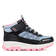 Buty dla dziewczynek - Śniegowce Skechers Storm Blazer 303493L BKLP Czarny - miniaturka - grafika 1