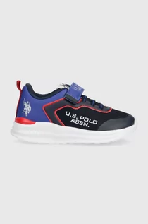 Buty dla chłopców - U.S. Polo Assn. sneakersy dziecięce kolor granatowy - grafika 1