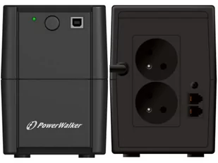 Power Walker UPS LINE-INTERACTIVE 850VA 2X 230V PL OUT, RJ11 IN/OUT, USB VI 850 - Baterie do zasilaczy awaryjnych UPS - miniaturka - grafika 1