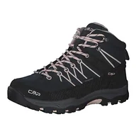 Buty dla chłopców - CMP Dziecięce buty trekkingowe Rigel Mid Wp, uniseks, Szary, różowy, asfalt, róża 1, 37 EU - miniaturka - grafika 1