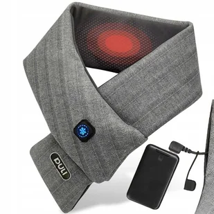 SZALIK ELEKTRYCZNY NA SZYJĘ ZIMĘ OGRZEWANY GRZEWCZY 3000mAh USB JAKOŚĆ - Apaszki i szaliki damskie - miniaturka - grafika 1