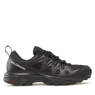 Trekkingi Salomon X Braze GORE-TEX L47180400 Czarny - Buty trekkingowe męskie - miniaturka - grafika 1