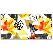 Podkładki na biurko - Podkładka na całe biurko Trójkątne abstrakcje 120x60 cm - miniaturka - grafika 1