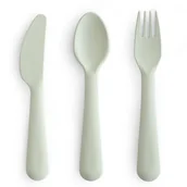 Sztućce dla dzieci - Zestaw sztućców dziecięcych Sage, Mushie - miniaturka - grafika 1