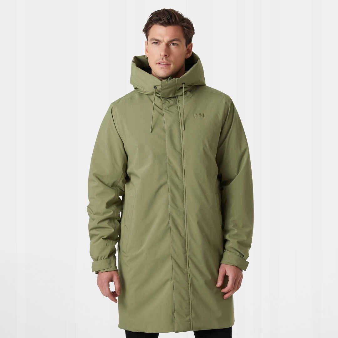 Płaszcz ocieplany Helly Hansen MUNICH INS RAIN COAT- Lav Green XL