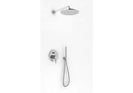 Zestawy prysznicowe - Kohlman Roxin Zestaw prysznicowy podtynkowy z deszczownicą okrągłą 25 cm chrom QW210RR25 - miniaturka - grafika 1