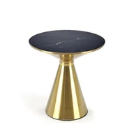 Ławy i stoliki kawowe - Stolik kawowy Aventure czarny marmur /złoty - miniaturka - grafika 1