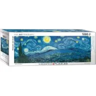 Puzzle - Eurographics Puzzle 1000 elementów. Gwiaździsta noc. Panorama, Vincent Van Gogh - miniaturka - grafika 1