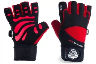 BUSHIDO BUSHIDO WG-161 RĘKAWICZKI NA SIŁOWNIĘ DO ĆWICZEŃ Z DŁUGIM RZEPEM I SYSTEMEM GRIP-X M - Rękawiczki sportowe męskie - miniaturka - grafika 1