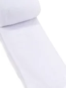 Rajstopy - Rajstopy dziecięce bawełniane frotte białe 68-74 - miniaturka - grafika 1