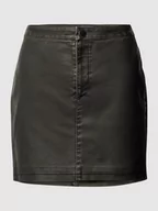 Spódnice - Spódnica mini z imitacji skóry model ‘SAORISE’ - miniaturka - grafika 1