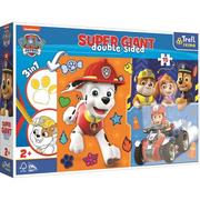 Puzzle - Puzzle dla dzieci Super Giant Double Sided - Poznaj Psi Patrol wiek 2+ - miniaturka - grafika 1