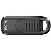 Pendrive - SanDisk Ultra Slider 64GB USB 3.2 Typ C Czarny SDCZ480-064G-G46 - miniaturka - grafika 1