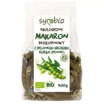 Symbio Makaron z Zielonego Groszku Penne BIO 400g - - Makaron - miniaturka - grafika 1
