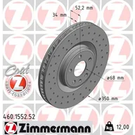 Tarcze hamulcowe - Tarcza hamulcowa ZIMMERMANN 460.1552.52 - miniaturka - grafika 1