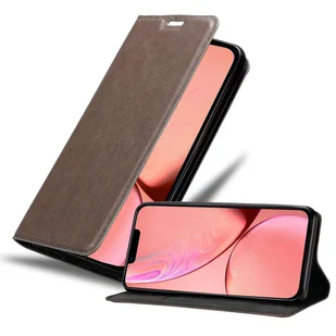 Etui Cadorabo do Apple iPhone 13 z brązowym etui ochronnym na telefon komórkowy z magnetycznym zamknięciem - Etui i futerały do telefonów - miniaturka - grafika 1