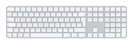 Klawiatury - Apple Magic klawiatura Uniwersalne USB + Bluetooth QWERTY Szwecki Biały MXK73S/A - miniaturka - grafika 1