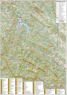 Mapy i plansze edukacyjne - Bieszczady 1:75 000 - mapa zdrapka na podkładzie w drewnianej ramie, ArtGlob - miniaturka - grafika 1