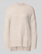 Swetry damskie - Sweter z dzianiny o kroju oversized z półgolfem model ‘LEFILE’ - miniaturka - grafika 1