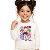 Bluzy dla dziewczynek - BLUZA DZIECIĘCA HUNTRIX SAJA BOYS 122-128 BAWEŁNIANA JAKOŚĆ - miniaturka - grafika 1