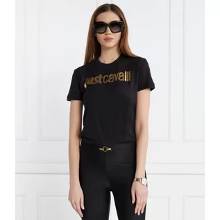 Koszulki i topy damskie - Just Cavalli T-shirt | Regular Fit - grafika 1