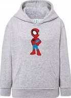 Bluzy dla dziewczynek - BLUZA DZIECIĘCA Z KAPTUREM SPIDER MAN PREZENT HAFT KOMPUTEROWY DZIECKO - miniaturka - grafika 1