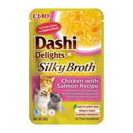 Przysmaki dla kotów - INABA CAT DASHI DELIGHTS SILKY CHICKEN SALMON 40g - miniaturka - grafika 1