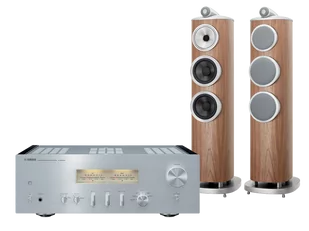 Yamaha A-S1200 (srebrny) + 804 D4 (orzech) - Zestawy stereo - miniaturka - grafika 1