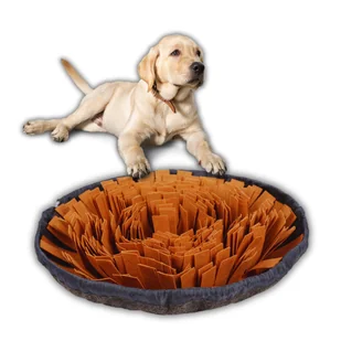 Mata Węchowa Dla Psa, Zabawka Slowfood Edukacyjna Na Smaczki - Brązowa - Zabawki dla psów - miniaturka - grafika 1